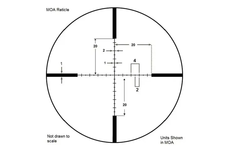 Barska Level 6-24x56mm Rifle Scope /w Red-Green Illuminated MOA Reticle - view 12